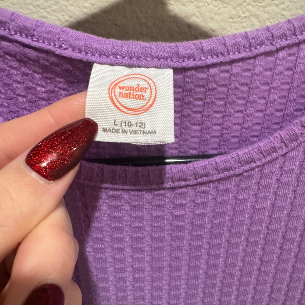 Wonder Nation Girls Textured Ruffle Dress - Picture 4 of 4